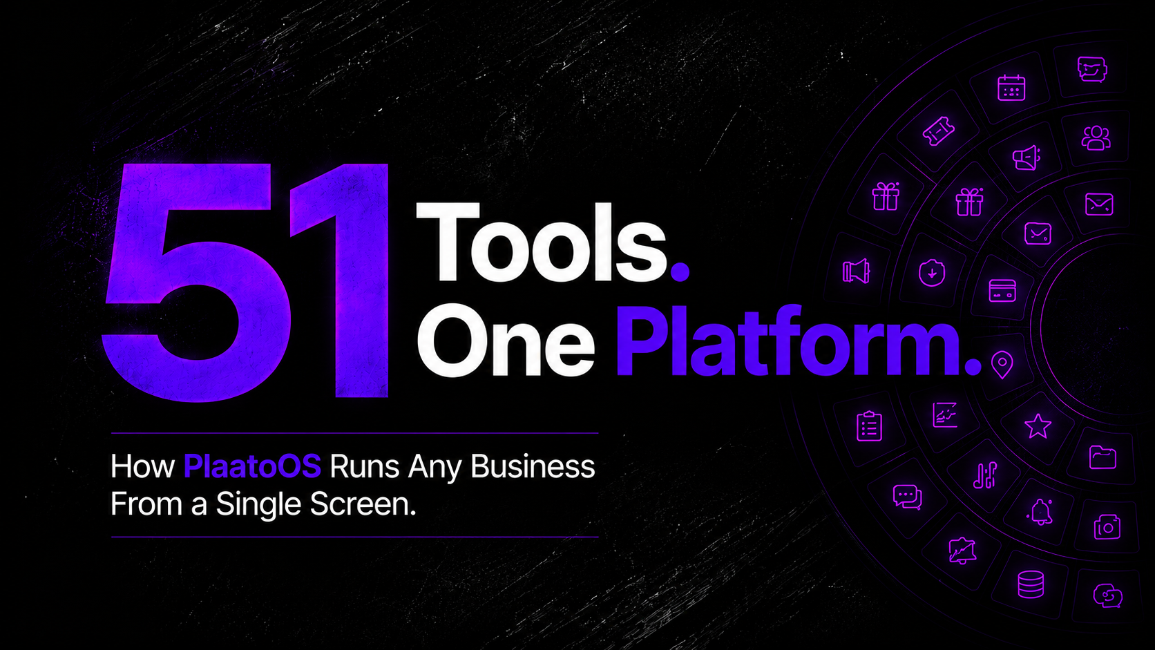 51 Tools. One Platform. How PlaatoOS Runs Any Business From a Single Screen.